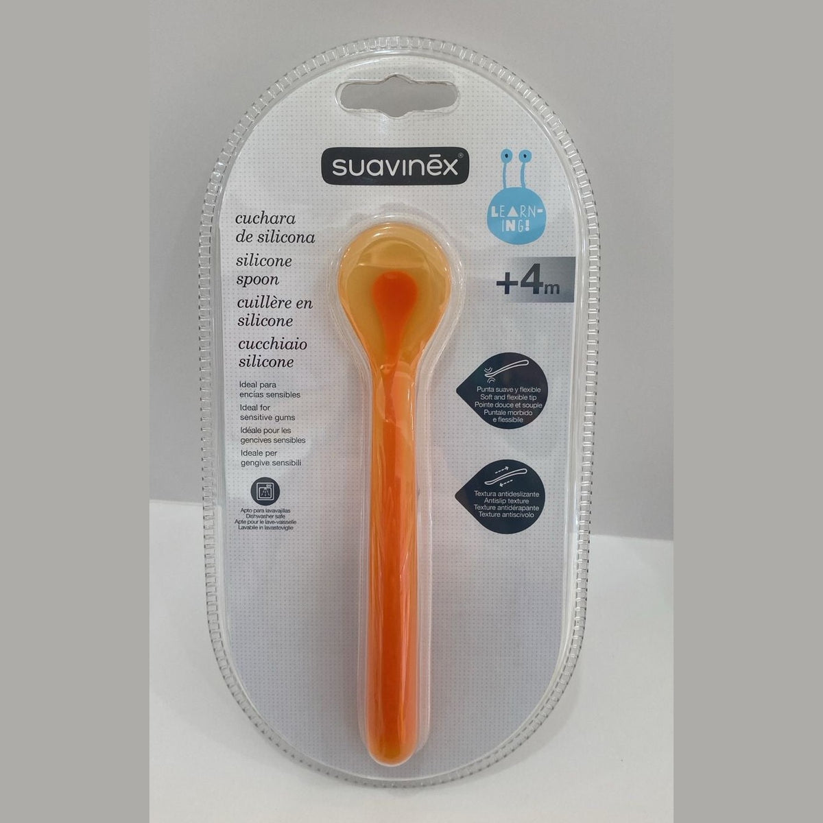 Suavinex Silicone Spoon 4M+
