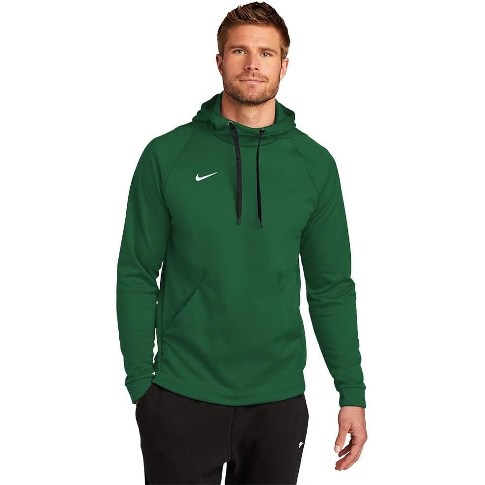 Nike Mens Therma Pullover Hoodie (US, Alpha, Medium, Regular, Regular, Green) - Medaid International