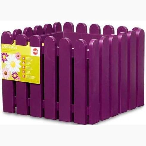 Emsa 508746 Landhaus Flower Pot for Garden, Polypropylene – Purple