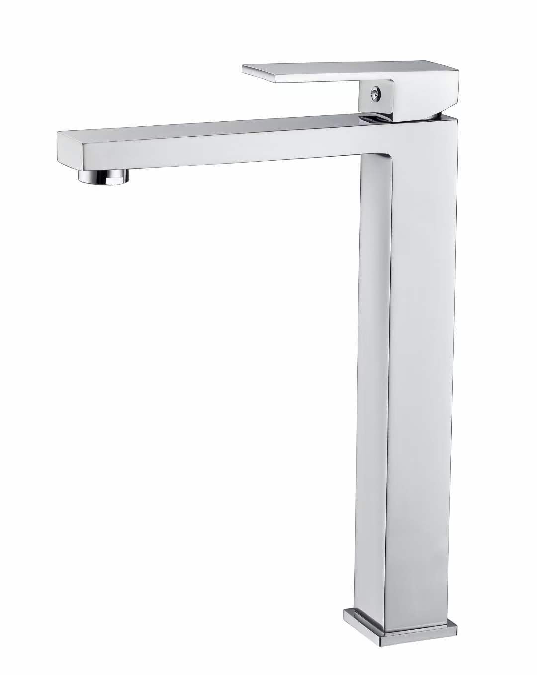 Single Lever Basin Mixer Wash Basin Faucet Hot & Cold Water Bathroom Faucet Italian Design Lavatory Vanity Tap Brass (Chrome)