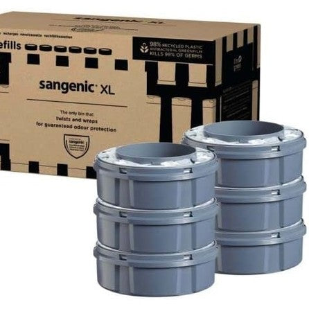 Tommee Tippee - Twist & Click Sangenic XL 6pk - Refill - (433602)