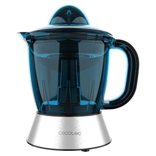 Cecotec - Electric Citrus Juicer Zitra Steel, 40W, 1L Capacity, Auto On