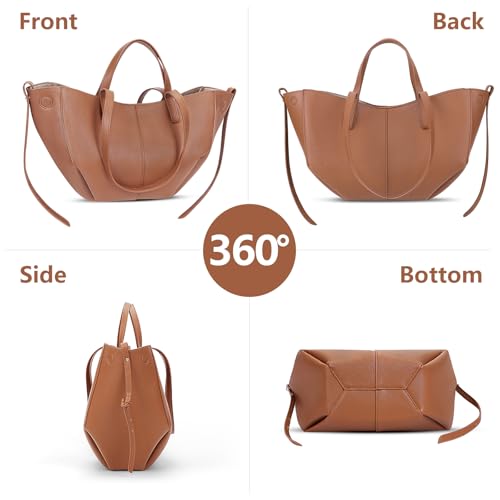 Juoxeepy - Stylish PU Leather Work Handbag with Magnetic Closure & Shoulder Strap