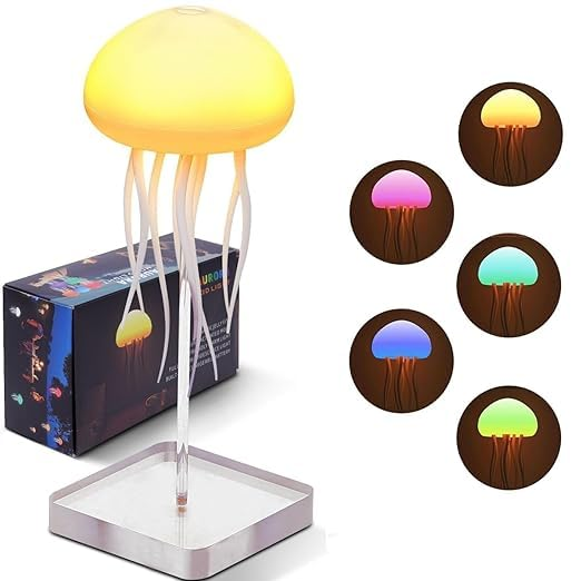 Aurora Jellyfish Mood Light Lamp | Hanging or Desktop