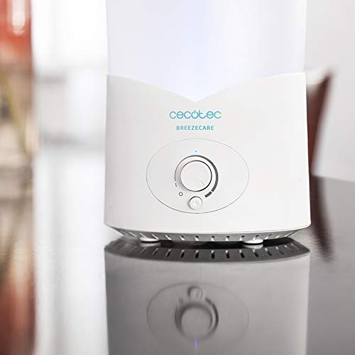 Cecotec - BreezeCare Humidifier 2000 Light, 1.2L Tank, 200ml/h, 360° Steam Output