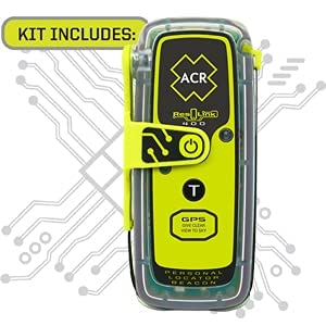 ACR ResQLink 400 GPS Personal Locator Beacon Survival Kit: Compact, Reliable, and Designed for Quick Rescue, ensuring Your Safety in Emergencies with GPS Precision.