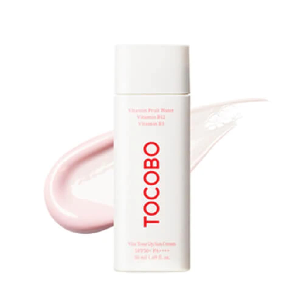 TOCOBO Vita Tone Up Sun Cream SPF50+ PA++++ 2.82oz / 50ml | Natural Ingredients Moist Vitamin Sunscreen | Vegan Sunscreen for Face - Medaid International