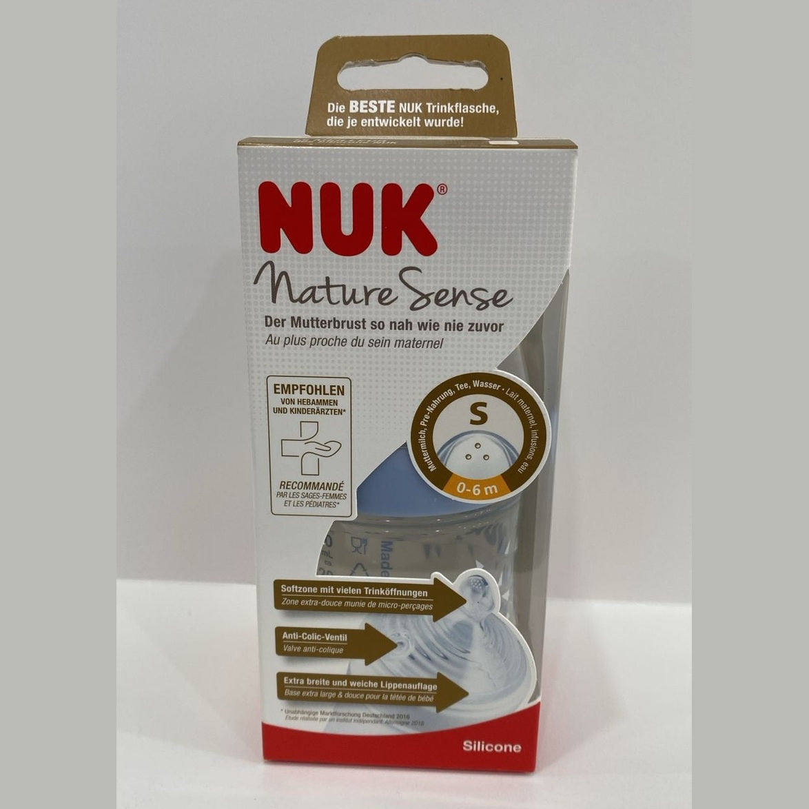 Nuk Nature Sense Bottle 0-6M