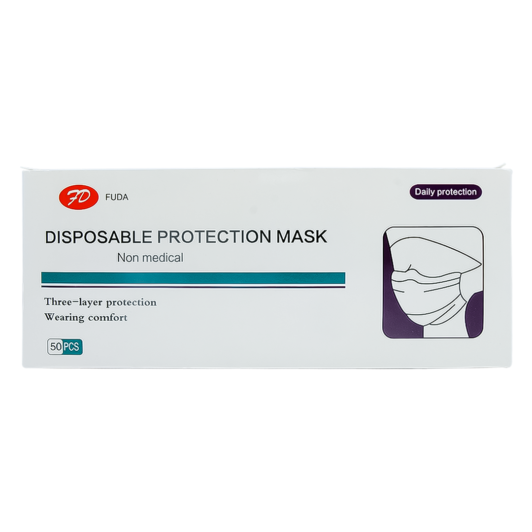 Disposable White Face Mask 50'S - Medaid International