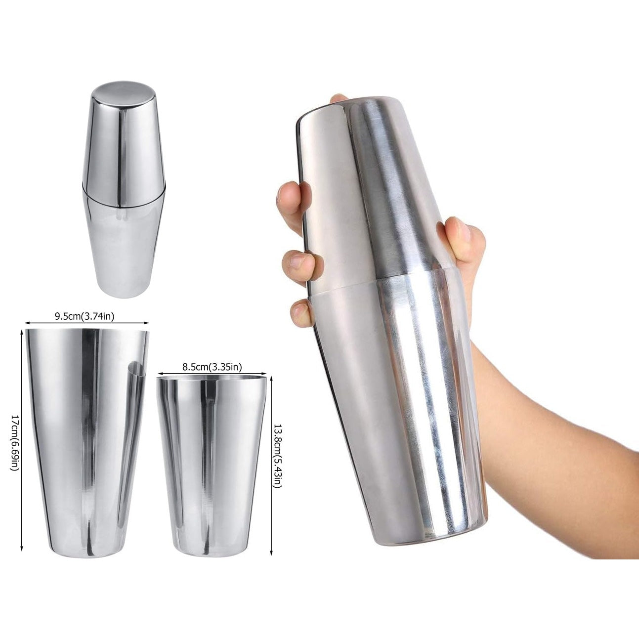 700 ml Boston Shaker. SS Professional Shaker