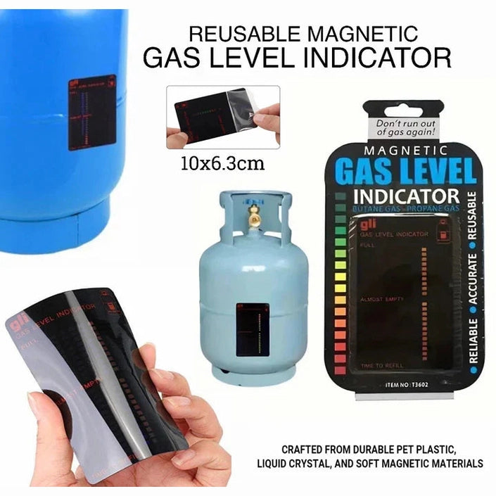 Magnetic Gas Level Indicator Reusable Propane Fuel Level Indicators