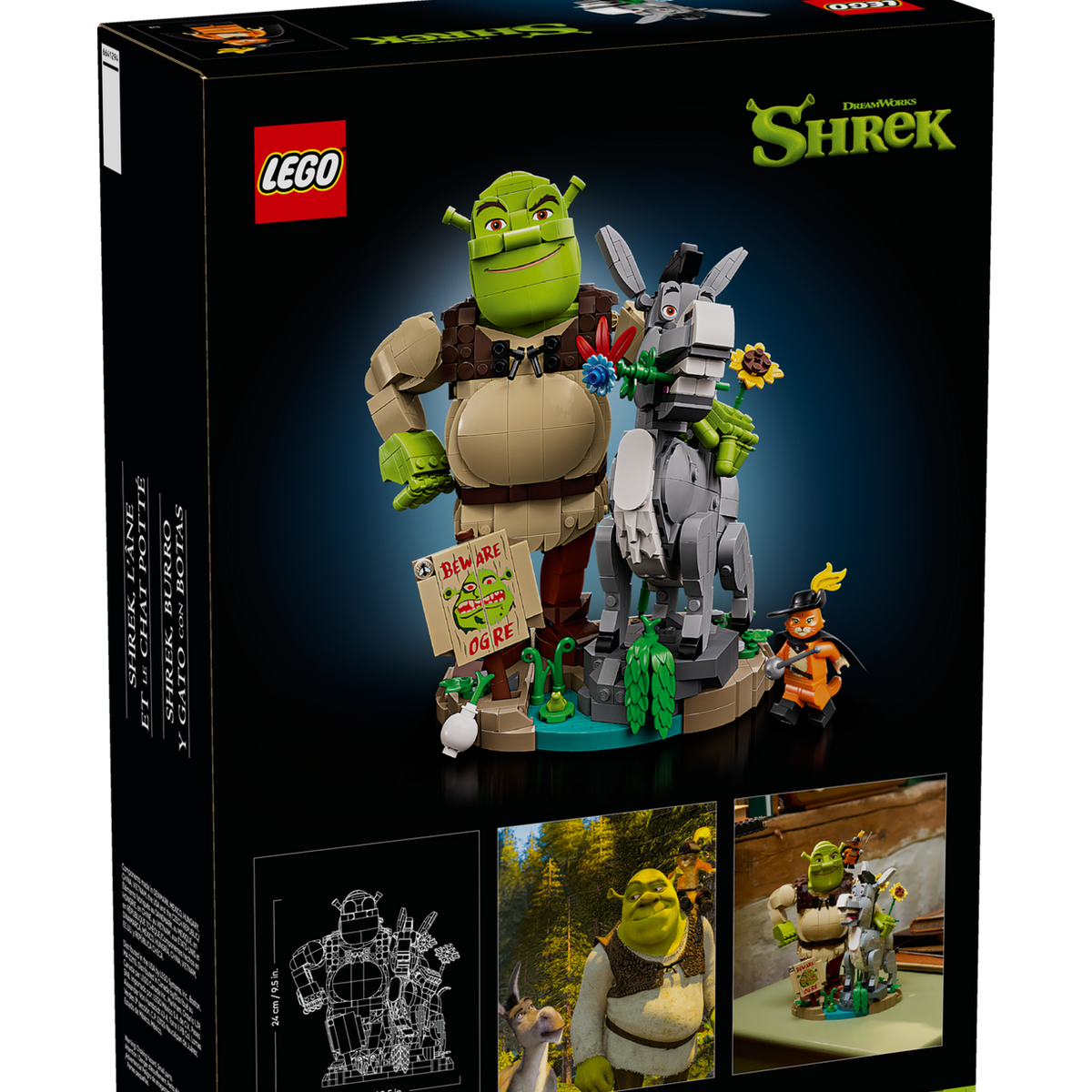 Lego Shrek, Donkey & Puss in Boots (7242)