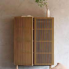 Quax - Hai No Ki Wardrobe - Natural Ash - 8 Compartments