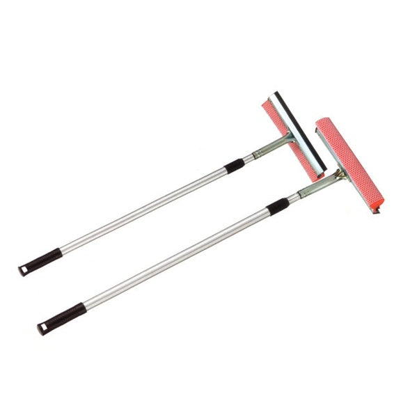 Window Cleaner with Sponge and Squeegee