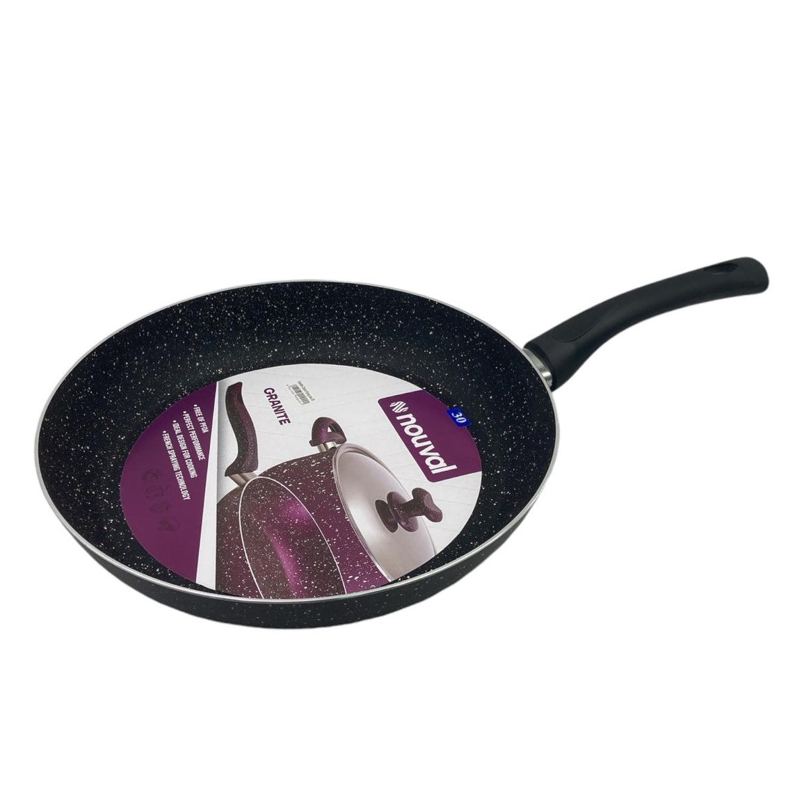 Black Granite Nouval Frying Pan 30 cm