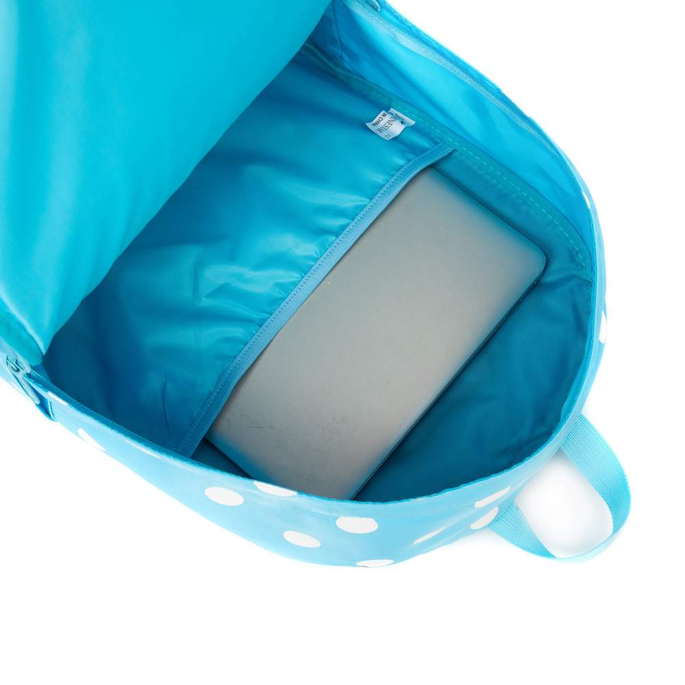 (NET) Backpack Travel School Shoulder Bag Dot Printing Teenage Girl's Bags