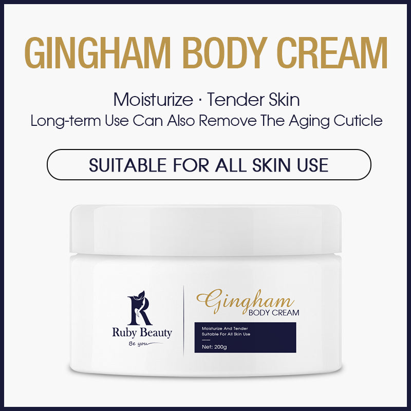 Ruby beauty gingham body cream 200g sc153