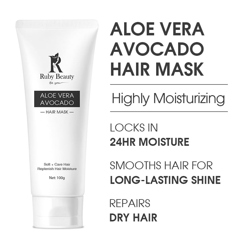 Ruby beauty aloe vera avocado hair mask 100g sc122