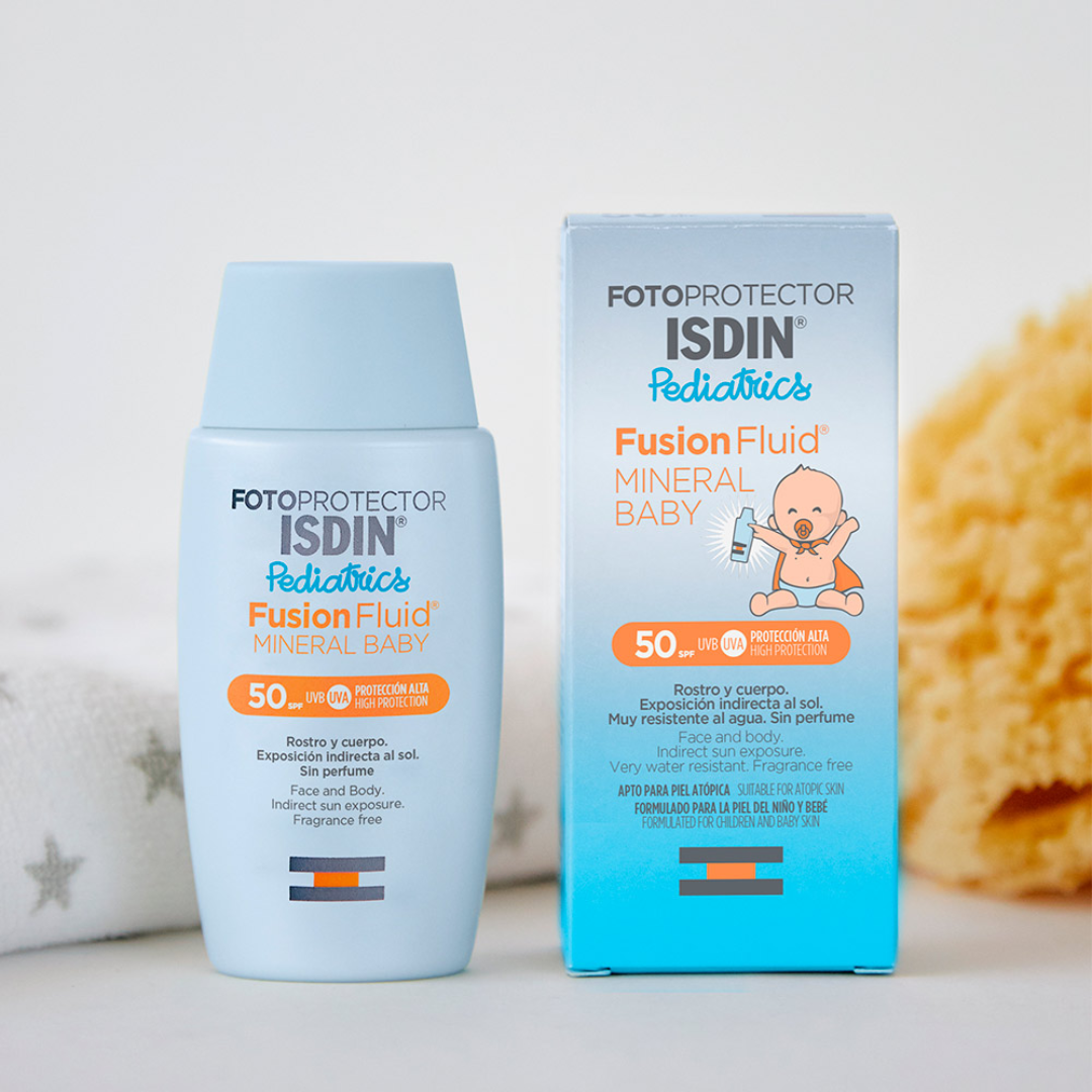 Isdin Fotoprotector Fluid Mineral Baby Pediatrics SPF 50+ 50ml