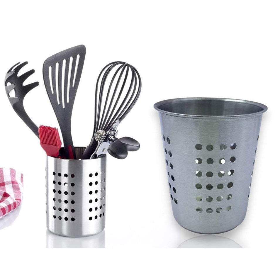 Stainless Steel Utensils and Cutlery Holder H:14.5 cm