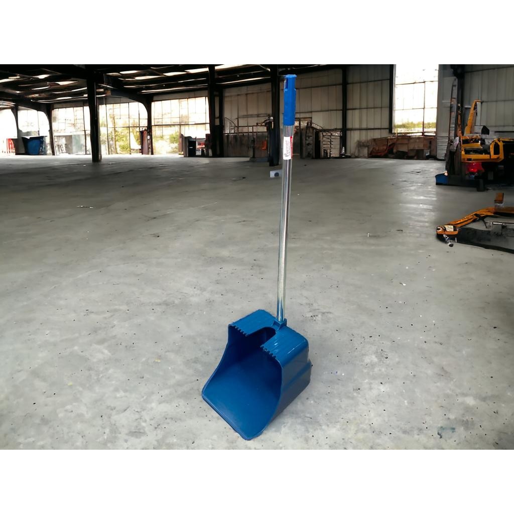 Heavy Duty Industrial Dustpan with Metallic Handle