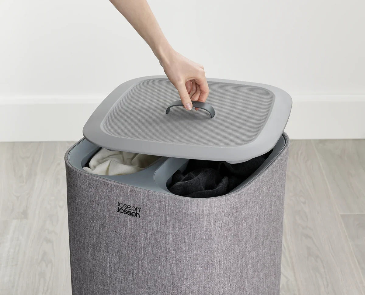 Joseph Joseph Tota 60L Laundry Separation Basket Black
