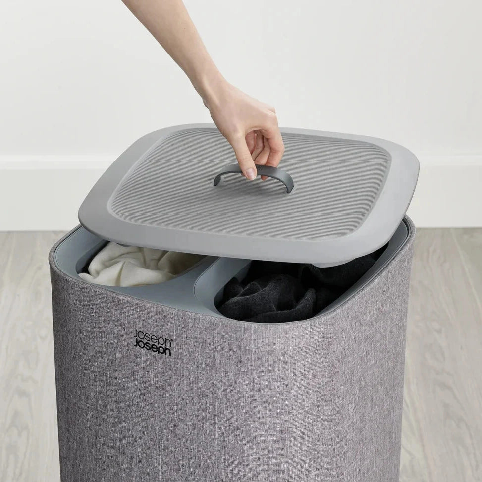 Joseph Joseph Tota 60L Laundry Separation Basket Black