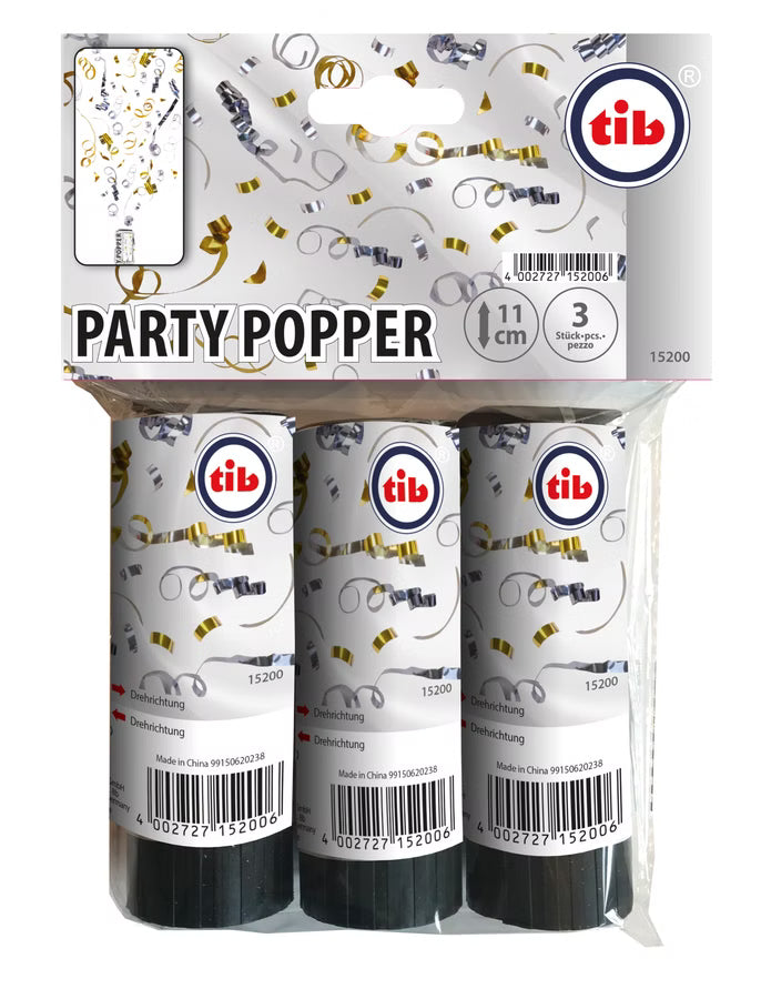 Tib Silver/Gold Party Popper | Tib in Lebanon