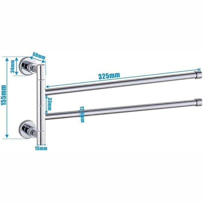 Wenko Towel holder with 2 Arms Eleganceby