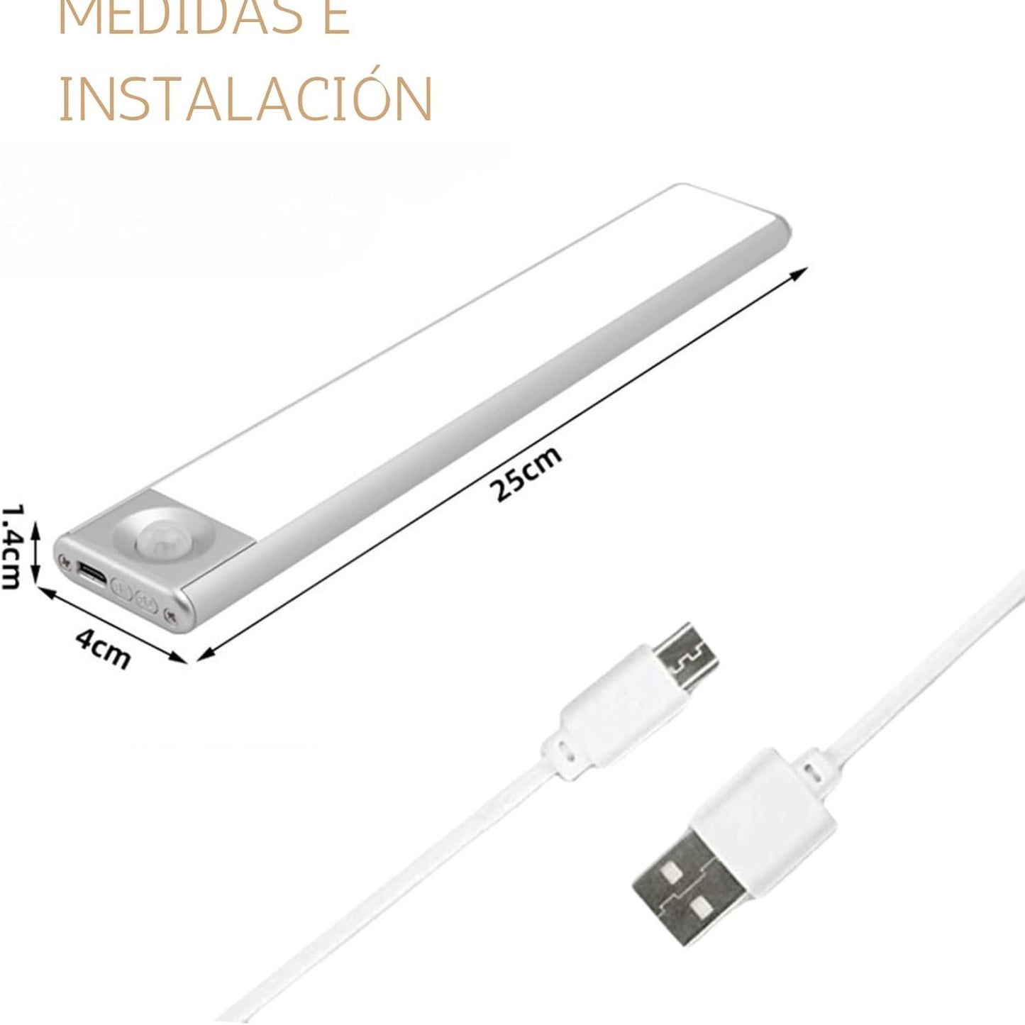 LED Light Sensor 20 cm 3 colors in 1