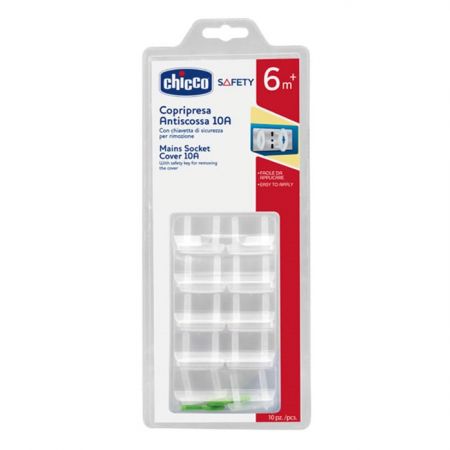 Chicco - Main Socket Covers 12pcs - 10 Ampere