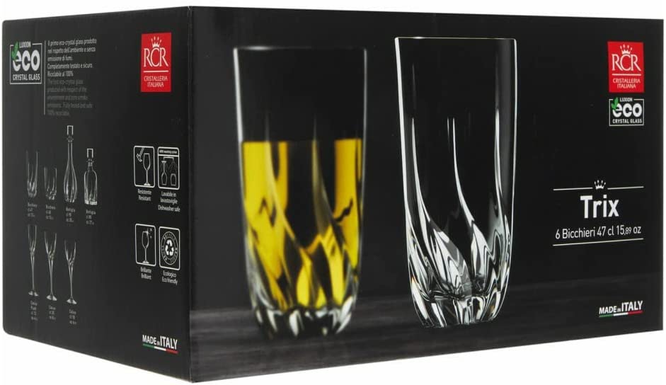 RCR trix HB tumbler set of 6 - 44cl