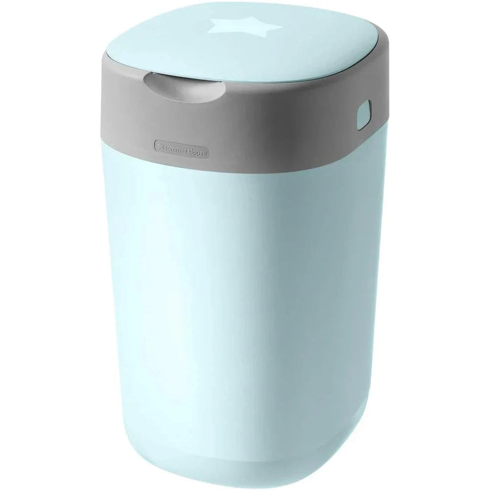 Tommee Tippee Twist and Click Nappy Bin,
Includes 1x Refill Cassette -
Blue