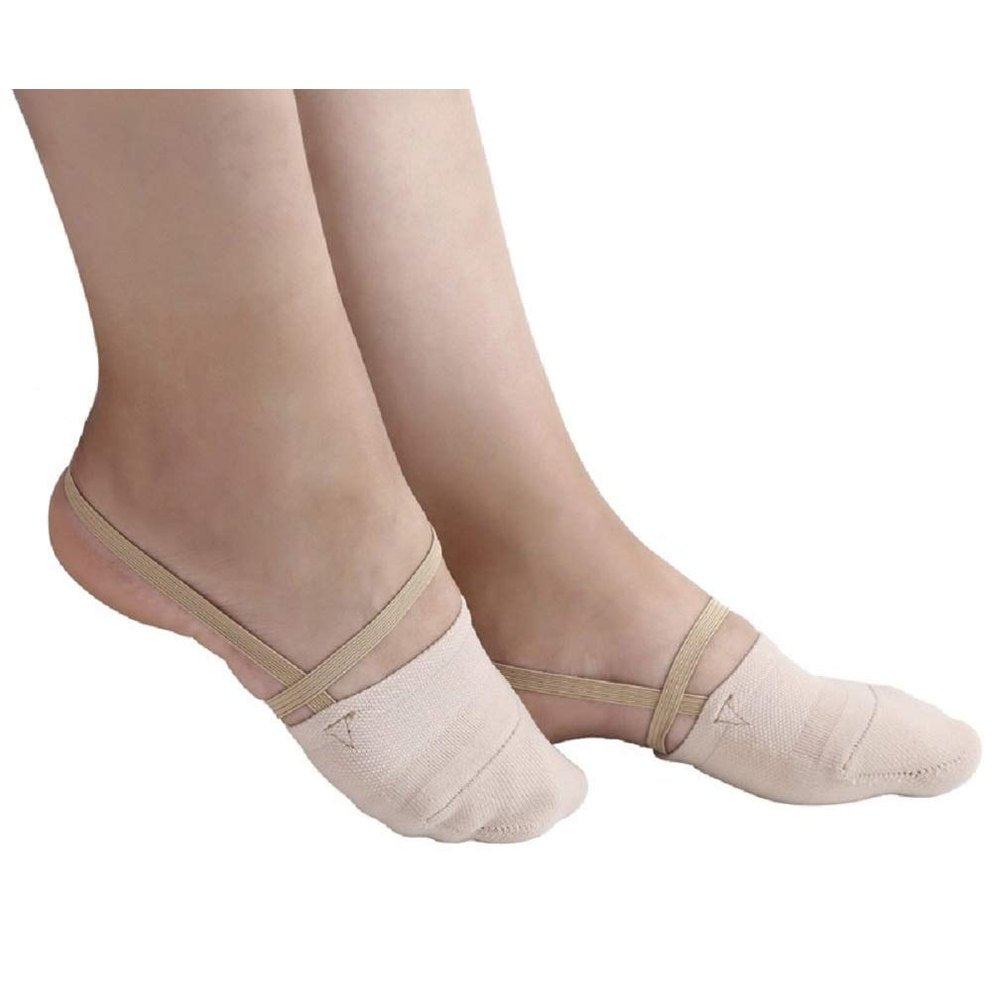 RGPros Knitted Half Sole Toe Shoes Socks for Professional Rhythmic Gymnastic Competition or Ballet Dance (S, 1 Pair) - Medaid International