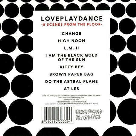 Toshio Matsuura Group - LOVEPLAYDANCE: 8 Scenes From The Floor, 2018 Release, Tokyo DJ, Unique Musical Journey