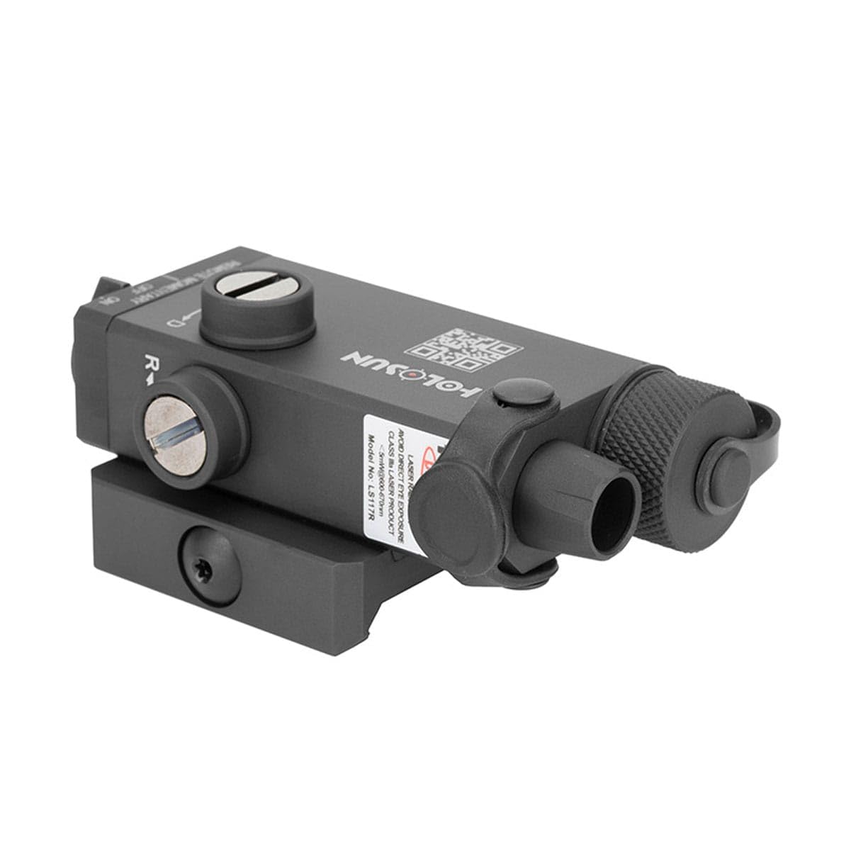 Holosun Infrared Collimated Laser Sight, Class 2M, 7075 Aluminum, QD Pick Rail Mount, IP67 Waterproof, Remote Switch Included (LS117IR) - Medaid International