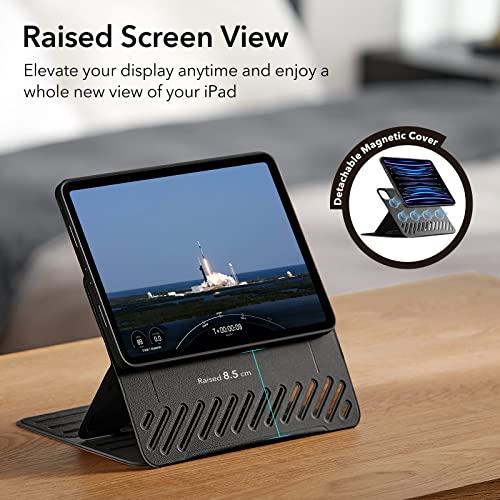 Esr - Rugged iPad Pro 11 Case with Screen Protector, Magnetic Cover & Stand