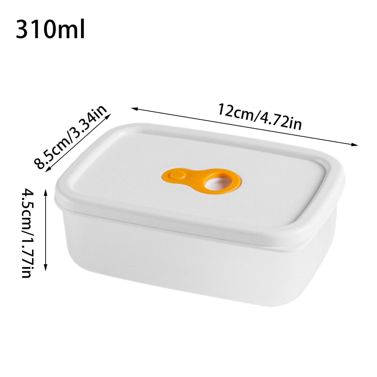 TERRIFI Containers for Food Storage & Meal Prep, 10 Pcs Set (310ml Each), Leakproof Reusable Design with Snap Lids, Ideal for Fruit, Snacks, & Vegetable Freshness