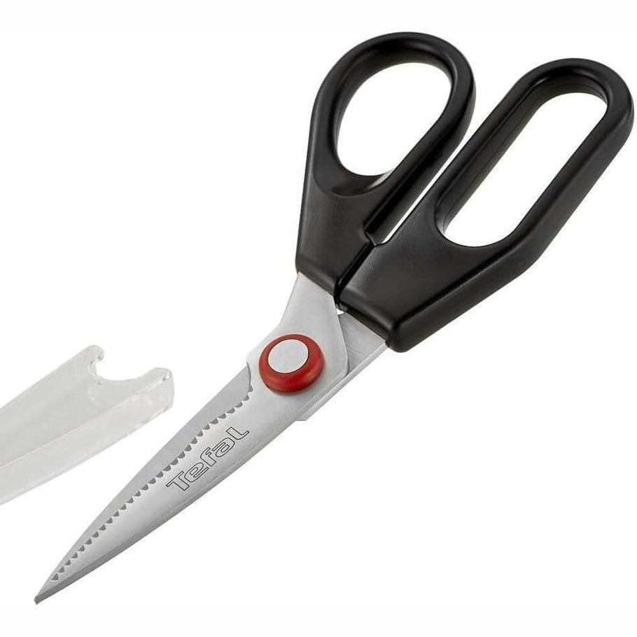 Tefal Ingenio Scissors Black and Red