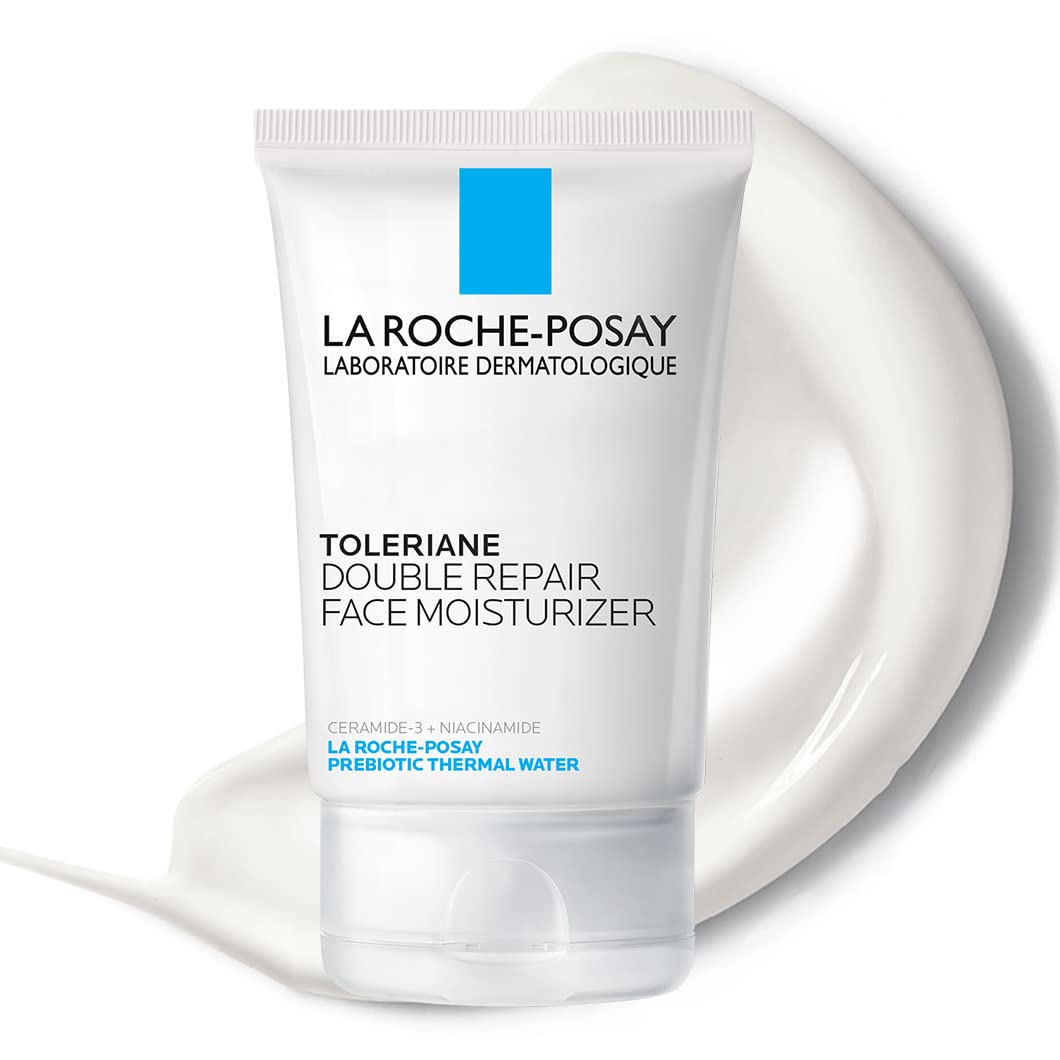 La Roche-Posay Toleriane Double Repair Face Moisturizer | Daily Moisturizer Face Cream with Ceramide and Niacinamide for All Skin Types | Oil Free | Fragrance Free - Medaid International