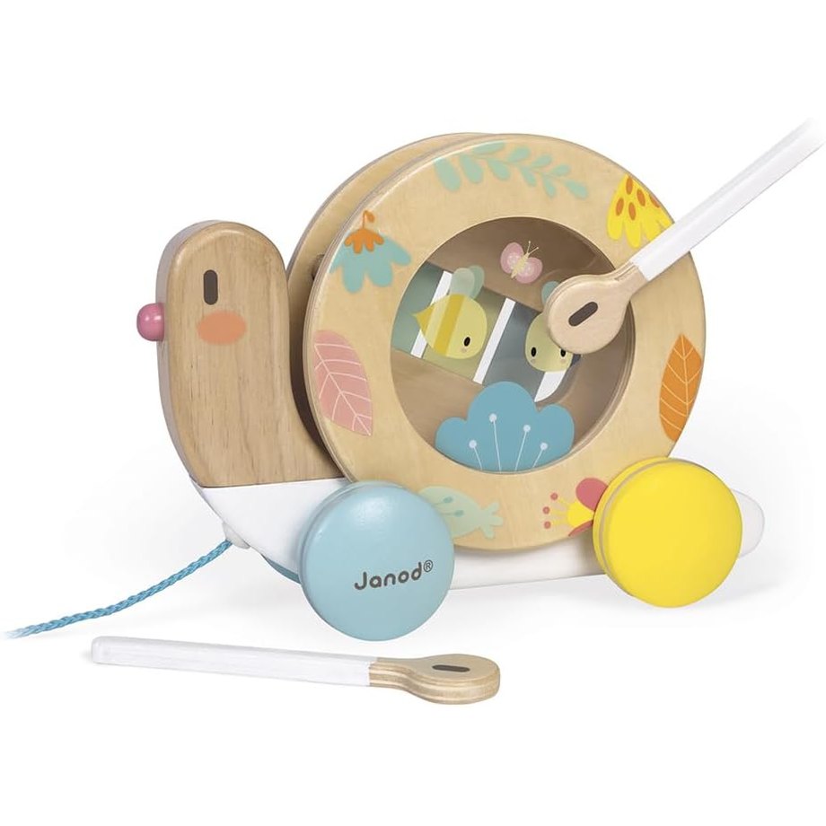 Janod - Pure Pull-Along - Snaif Wood