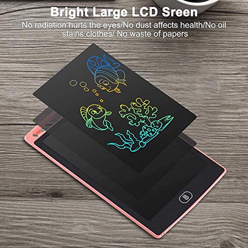 Joeais - 8.5" LCD Writing Tablet, Portable Doodle Pad, Bright Colors, Learning Toy