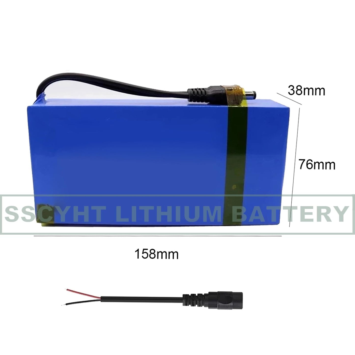 SSCYHT Polymer Lithium Battery DC 12V 10Ah Rechargeable Lithium Battery 12 Volt 10000mAh Portable Battery with Power Switch for 12V Electric Devices - Medaid International