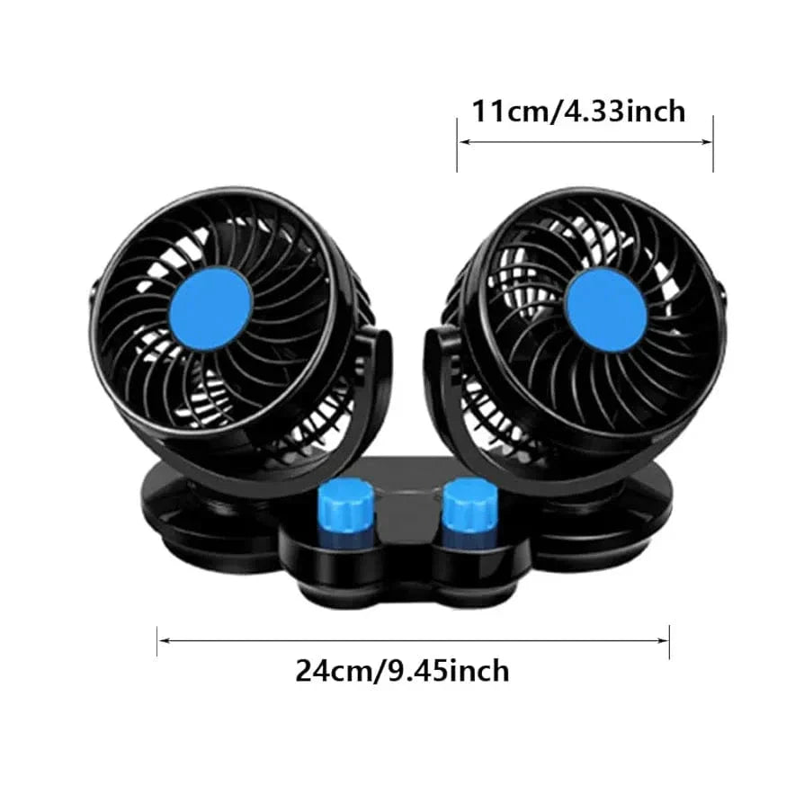 DOUBLE-HEADED VEHICLE FAN CA2350 - Medaid International