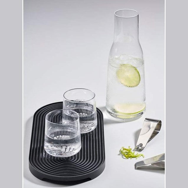 Zone Denmark Mat Cocktail Rocks 34x15cm Black
