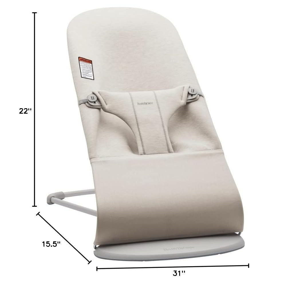 Babybjorn - Bouncer Bliss Jersey - Light Beige