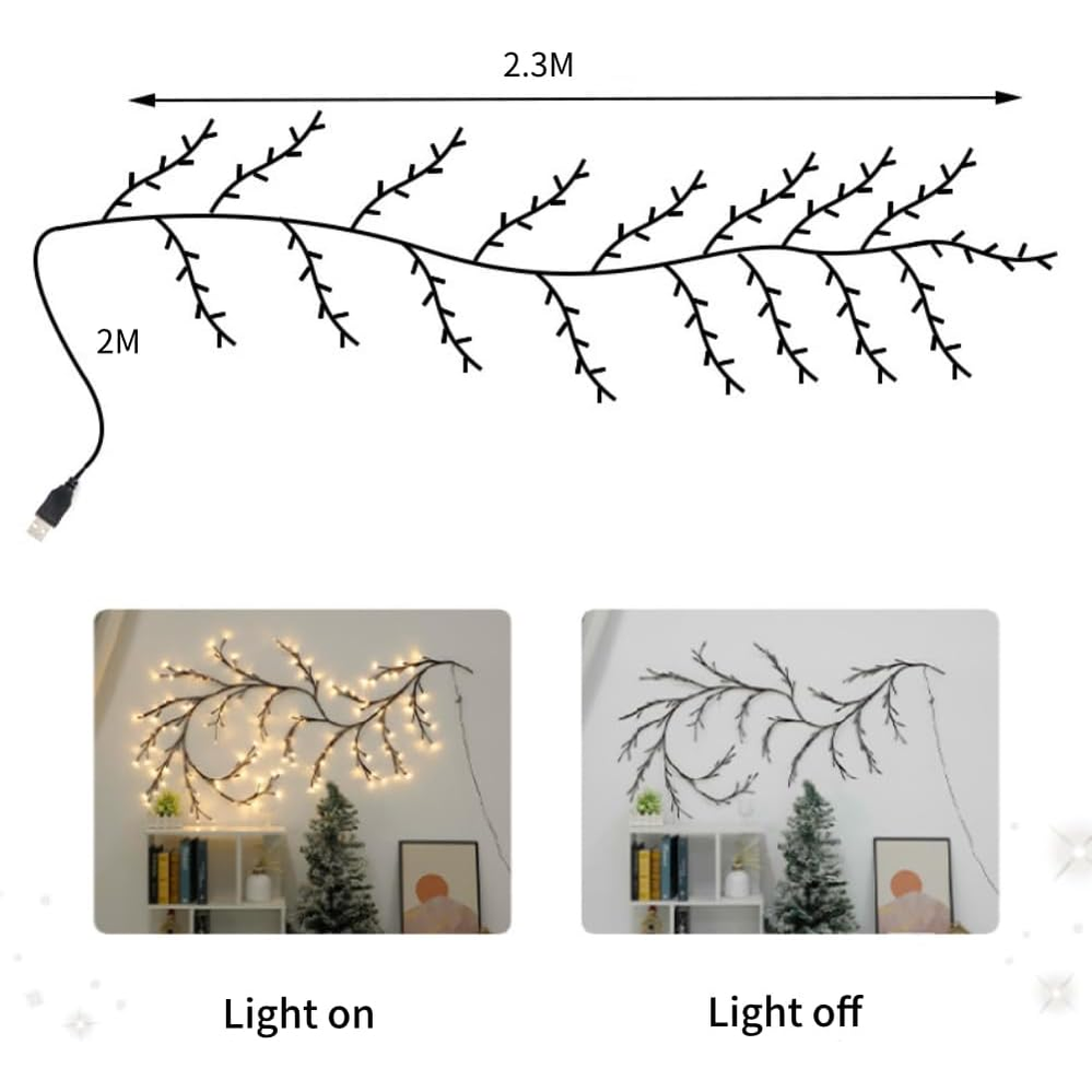 LED Tree Branch Lighted Indoor Home Decor Artificial Plants - Medaid International