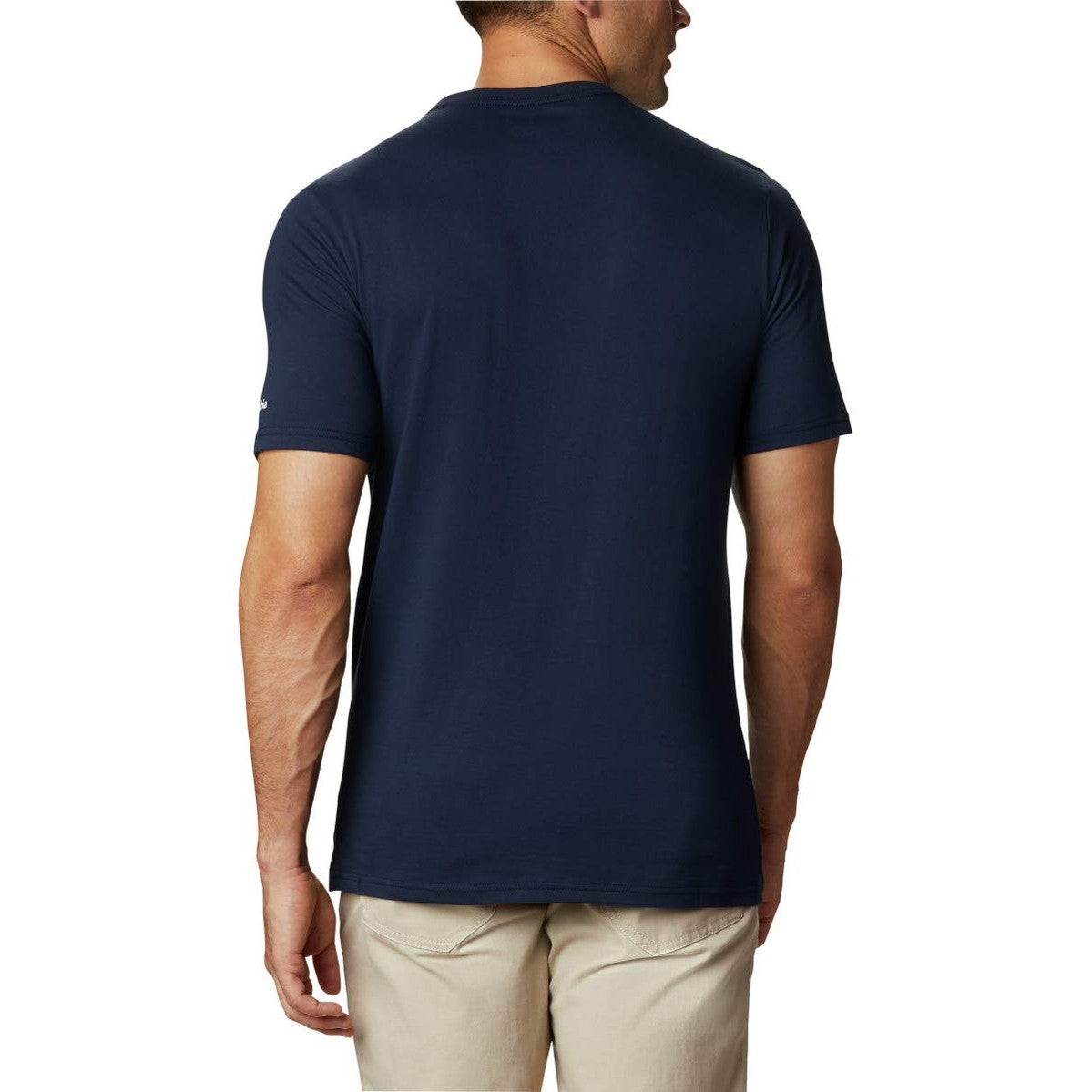 Columbia Men's CSC Basic Logo Short Sleeve, Collegiate Navy/White, Medium - Medaid International