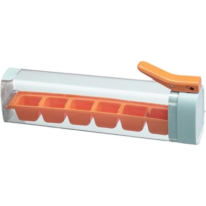 Easy Release Ice Tray – One Press Ice Maker with Handle