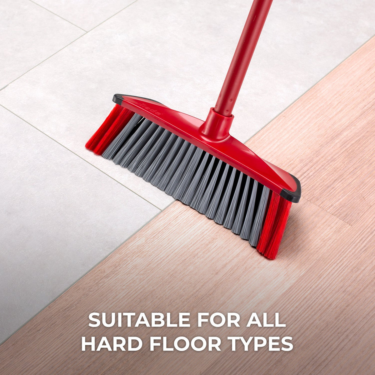 Vileda 3 Acion Broom Set Indoor, with Handle